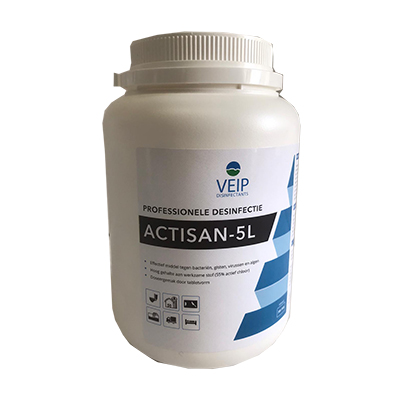 Actisan 5L Halamid tabletten van Veip 300 tabletten