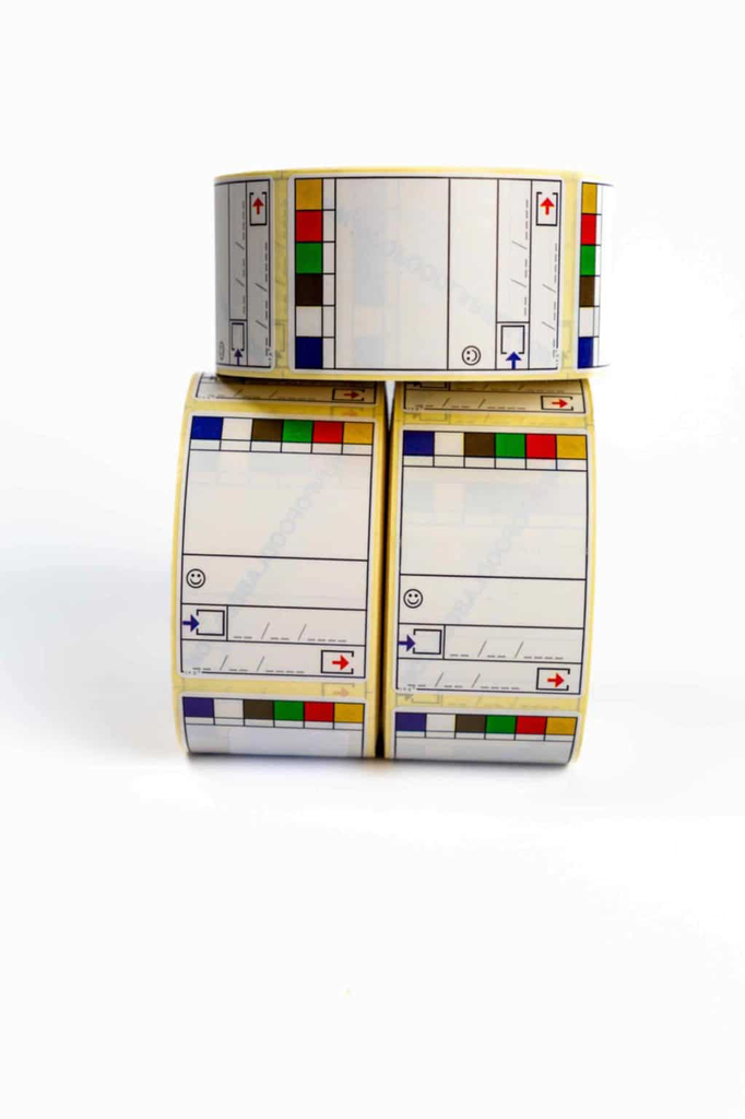 Productlabel HACCP 3 rollen van 600 etiketten