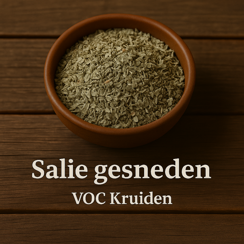 Salie gesneden 