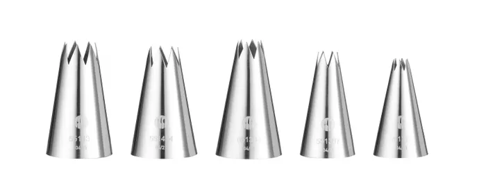 Decoratieset Spuitmondjes gekarteld