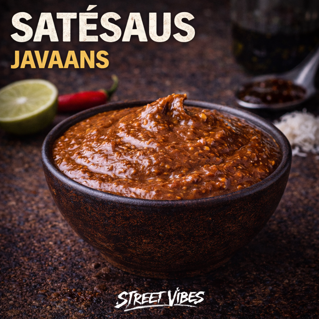 Satehsaus Javaans squeezer 250 ml bevat gluten en lactose