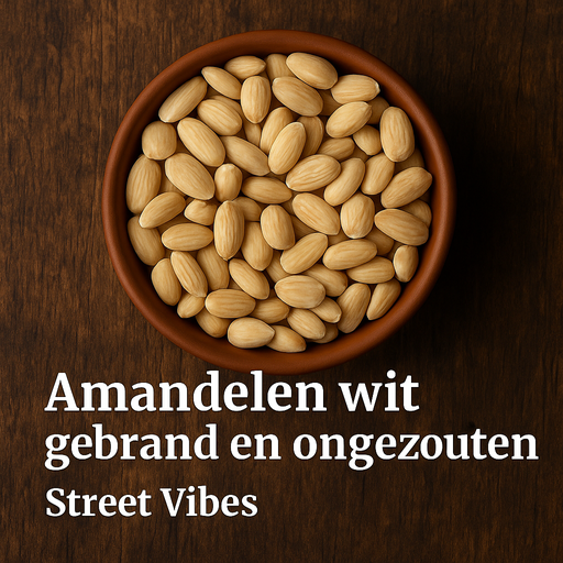 Amandelen wit gebrand en ongezouten 100 gram