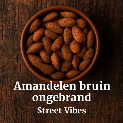 Amandelen bruin ongebrand 100 gram