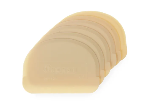 Deegschraper flexibel verpakt per 6 stuks