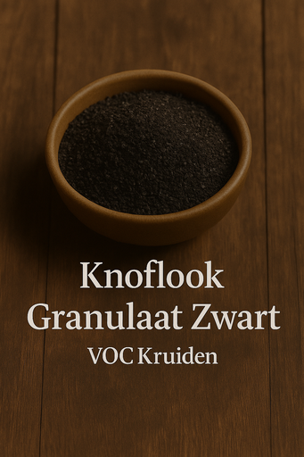 Knoflook granulaat Zwart 