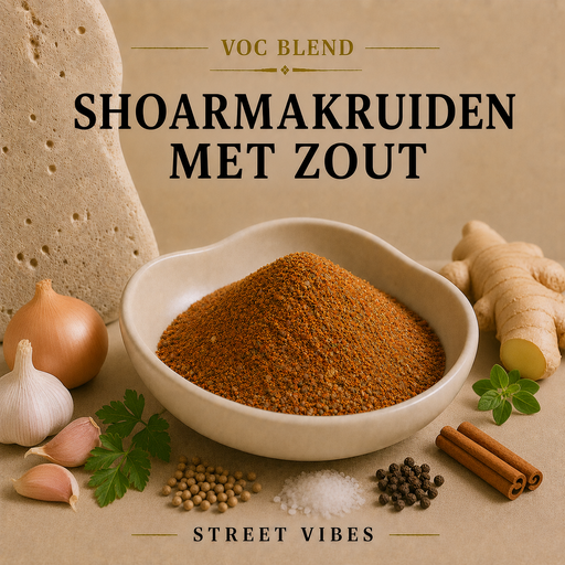Shoarmakruiden met zout 
