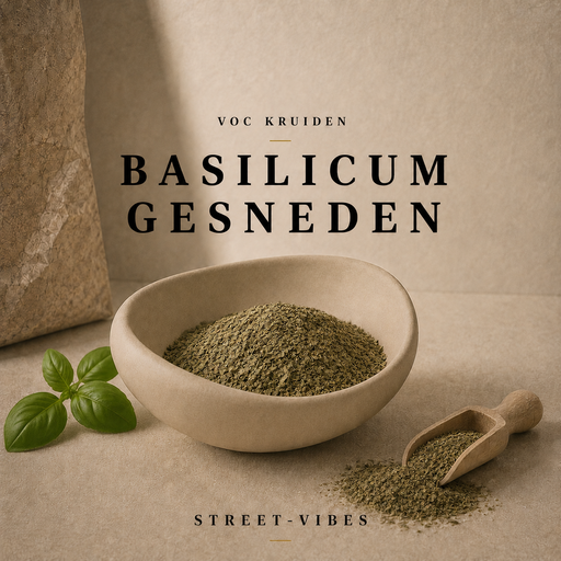 Basilicum gesneden 