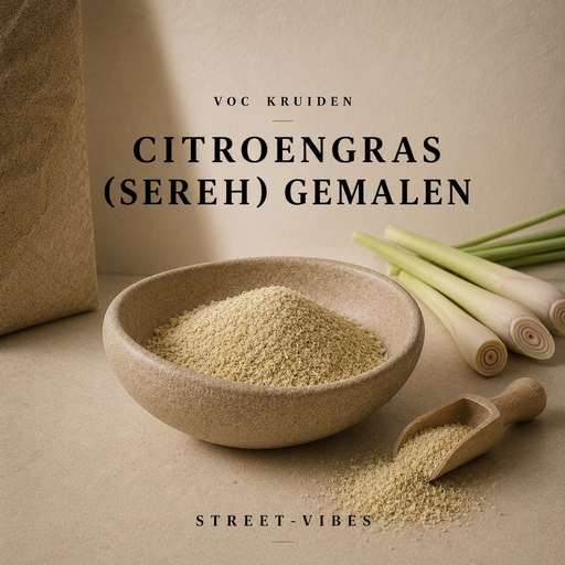 Citroengras ( Sereh ) gemalen 