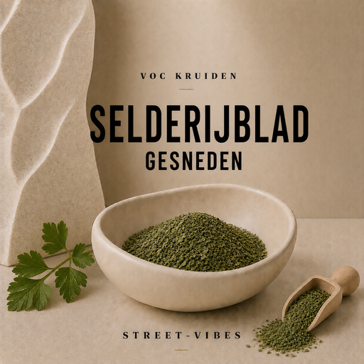 Selderijblad gesneden 