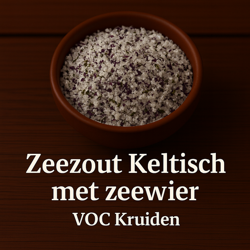 Zout : Keltisch zeezout grof met zeewier 100 gram