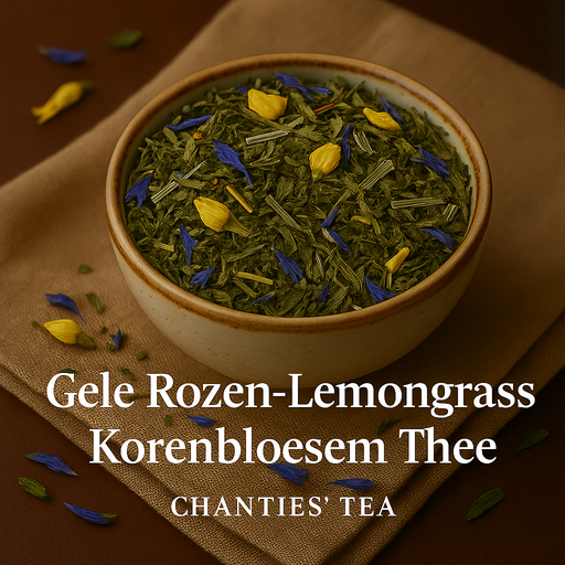 Gele Rozen-Lemongrass-Korenbloesem Thee