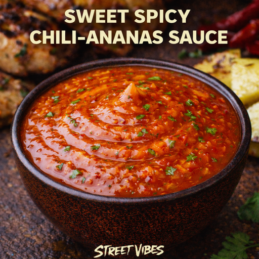 Sweet Spicy Chili-Ananas Saus Glutenvrij / Lactosevrij