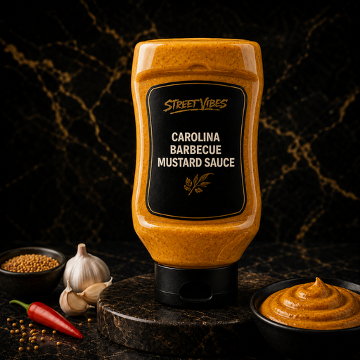 Carolina BBQ Mustard Sauce Bevat Gluten / Lactosevrij