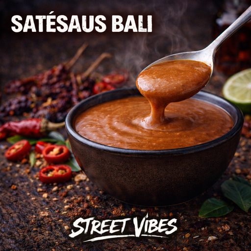 Satehsaus Balinees squeezer 250 ml bevat gluten en lactose