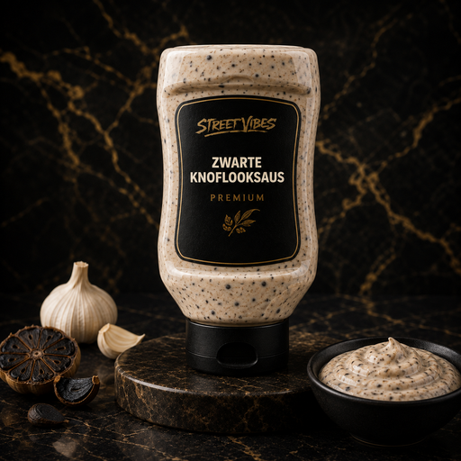 Zwarte Knoflooksaus  Glutenvrij / Lactosevrij