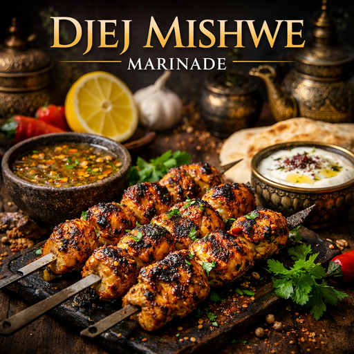Djej Mishwe Marinade ( Libanon ) Glutenvrij / Lactosevrij